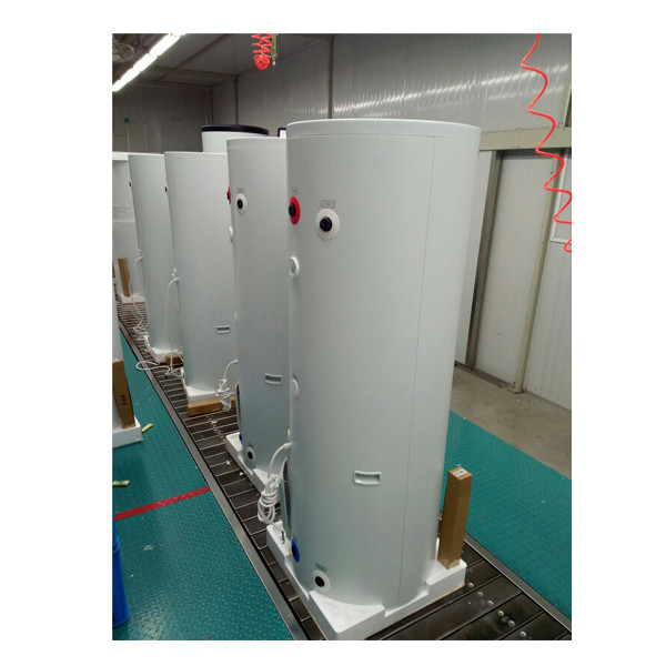 500 literes rozsdamentes acél szolár vízmelegítő rendszer asszisztens tartállyal 