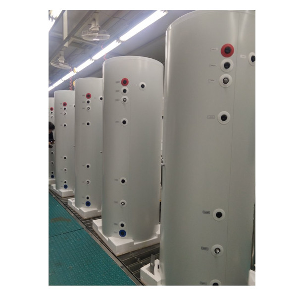 Rozsdamentes acél 5000 liter 304/316 nyomástartó víztartály használata vízkezelő gépekben 