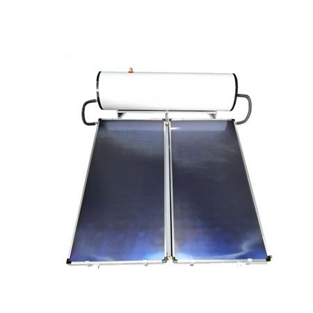 Kínai gyár nem nyomásos napenergia-rendszerű nyomott projektes osztott vákuumcsövek különböző típusú pótalkatrész-konzollal Melegvíztartály-melegítő