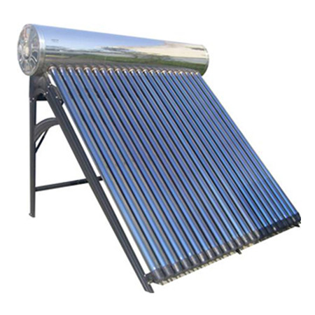 Kínai alacsony árú napenergia-rendszer projekt Mainfold vákuumcsövek különböző típusú pótalkatrészekkel Tartó víztartályos vízmelegítő