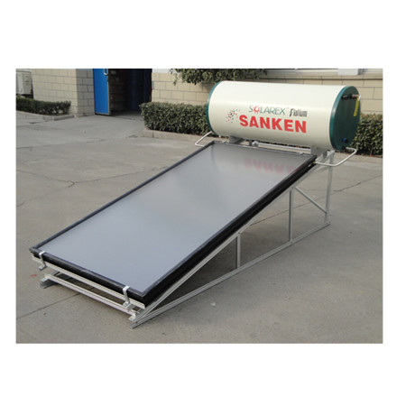 Háztartási zárt hurok nyomású integrált lapos nyomású hordozható napelemes vízmelegítő tetőn